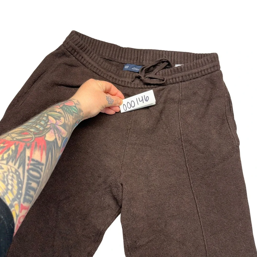 Y2K GAP Europe Limited Womens brown 100 percent Cotton Capri Textured Joggers